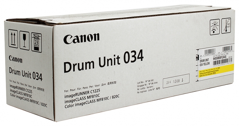 Скупка картриджей drum C-EXV034 Y 9455B001 в Тамбове